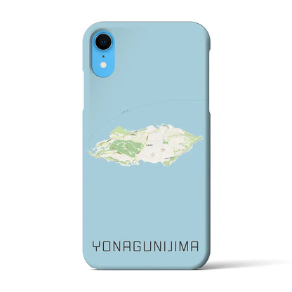 【与那国島（沖縄県）】地図柄iPhoneケース（バックカバータイプ）