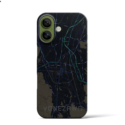 【米沢（山形県）】地図柄iPhoneケース（バックカバータイプ）