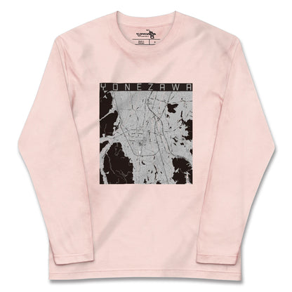 【米沢（山形県）】地図柄ロングスリーブTシャツ