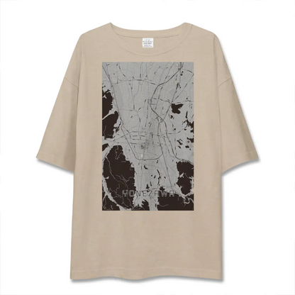 【米沢（山形県）】地図柄ビッグシルエットTシャツ