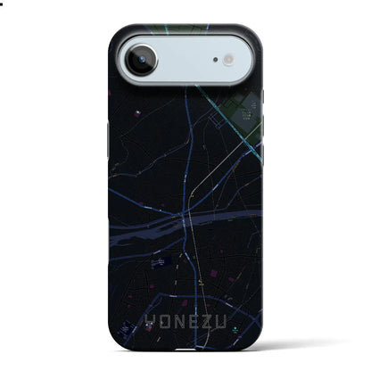 【米津（愛知県）】地図柄iPhoneケース（バックカバータイプ）