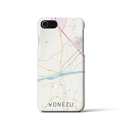 【米津（愛知県）】地図柄iPhoneケース（バックカバータイプ）