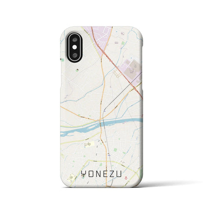 【米津（愛知県）】地図柄iPhoneケース（バックカバータイプ）