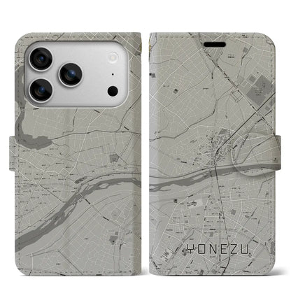 【米津（愛知県）】地図柄iPhoneケース（手帳タイプ）