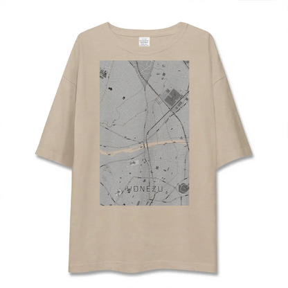 【米津（愛知県）】地図柄ビッグシルエットTシャツ