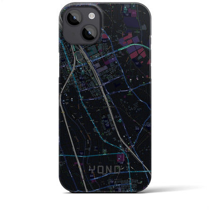 【与野（埼玉県）】地図柄iPhoneケース（バックカバータイプ）