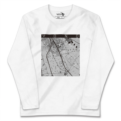 【与野（埼玉県）】地図柄ロングスリーブTシャツ