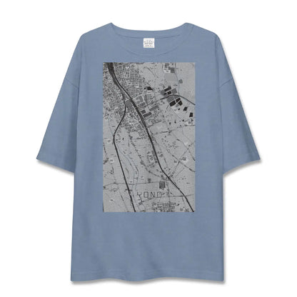 【与野（埼玉県）】地図柄ビッグシルエットTシャツ