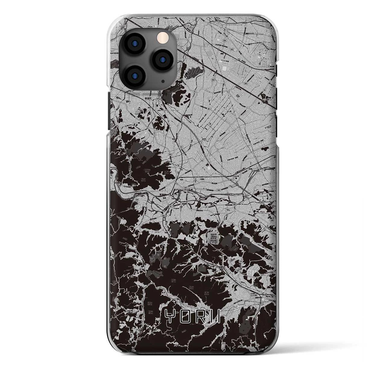 【寄居（埼玉県）】地図柄iPhoneケース（クリアタイプ）