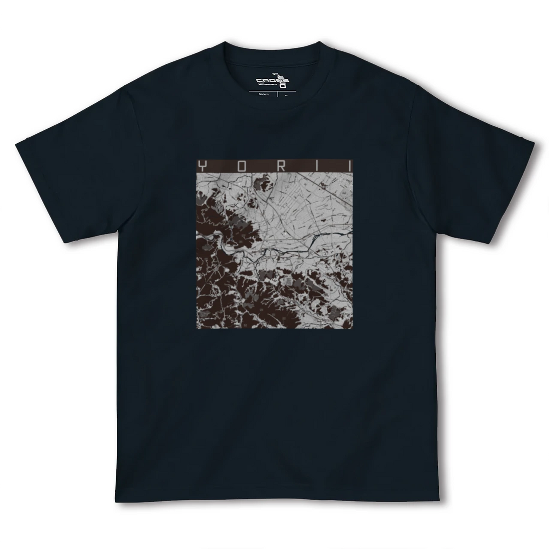 【寄居(埼玉県)】地図柄ヘビーウェイトTシャツ