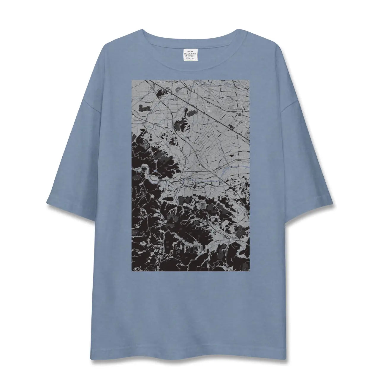 【寄居（埼玉県）】地図柄ビッグシルエットTシャツ
