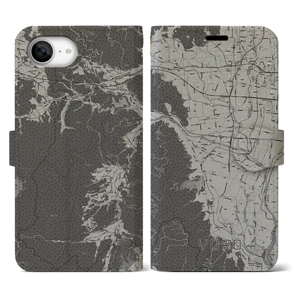 【養老（岐阜県）】地図柄iPhoneケース（手帳タイプ）