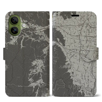 【養老（岐阜県）】地図柄iPhoneケース（手帳タイプ）