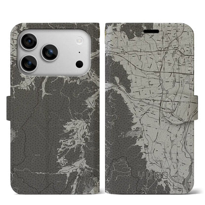 【養老（岐阜県）】地図柄iPhoneケース（手帳タイプ）