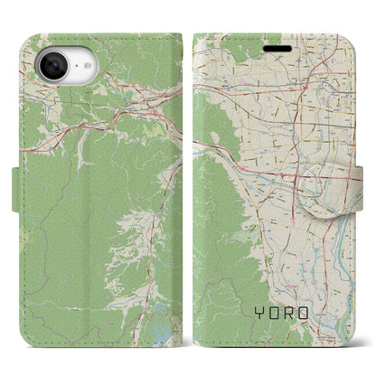 【養老（岐阜県）】地図柄iPhoneケース（手帳タイプ）