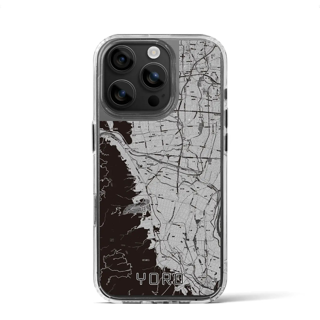 【養老(岐阜県)】地図柄iPhoneケース(MagSafeタイプ)