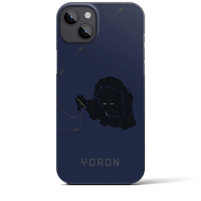 【与論（鹿児島県）】地図柄iPhoneケース（バックカバータイプ）