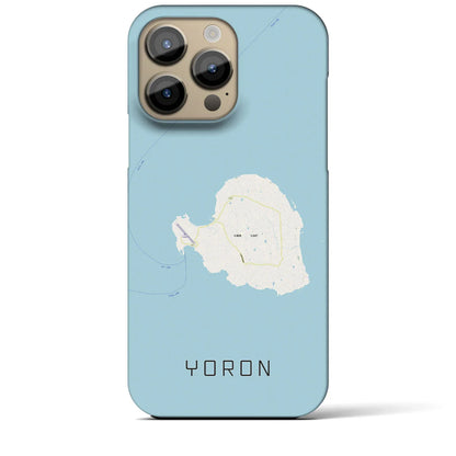 【与論（鹿児島県）】地図柄iPhoneケース（バックカバータイプ）