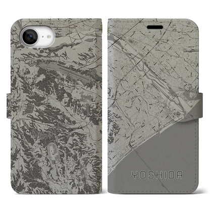 【吉田（静岡県）】地図柄iPhoneケース（手帳タイプ）