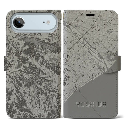 【吉田（静岡県）】地図柄iPhoneケース（手帳タイプ）