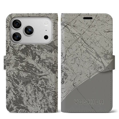 【吉田（静岡県）】地図柄iPhoneケース（手帳タイプ）