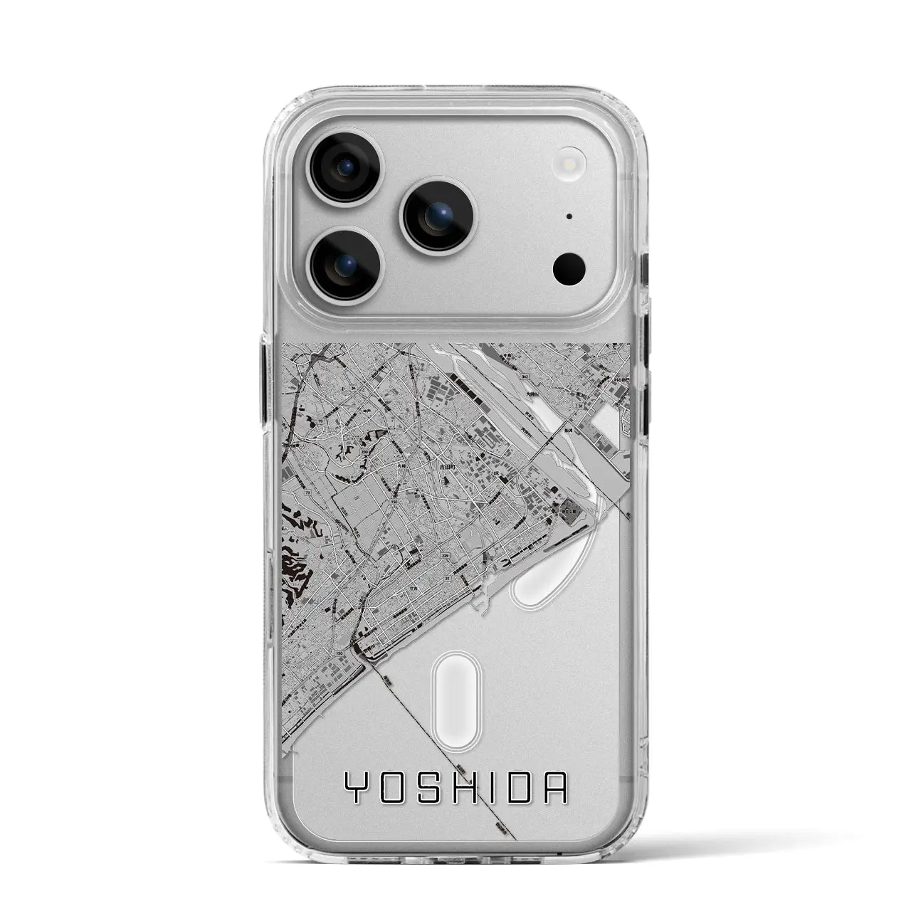 【吉田（静岡県）】地図柄iPhoneケース（MagSafeタイプ）