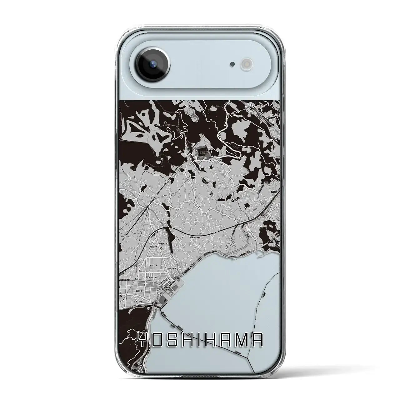 【吉浜（神奈川県）】地図柄iPhoneケース（クリアタイプ）