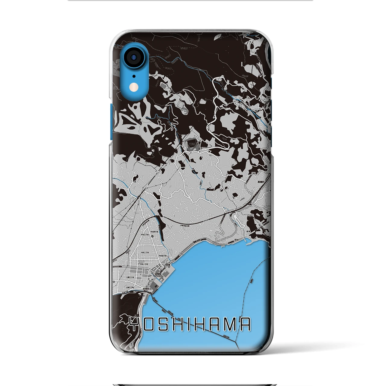 【吉浜（神奈川県）】地図柄iPhoneケース（クリアタイプ）
