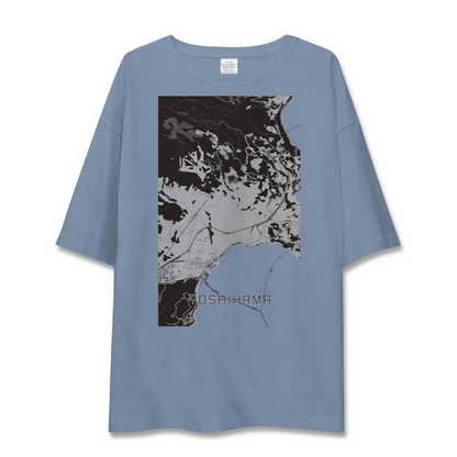 【吉浜（神奈川県）】地図柄ビッグシルエットTシャツ