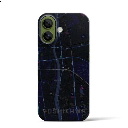 【吉川（埼玉県）】地図柄iPhoneケース（バックカバータイプ）