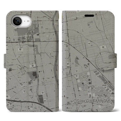 【吉川美南（埼玉県）】地図柄iPhoneケース（手帳タイプ）