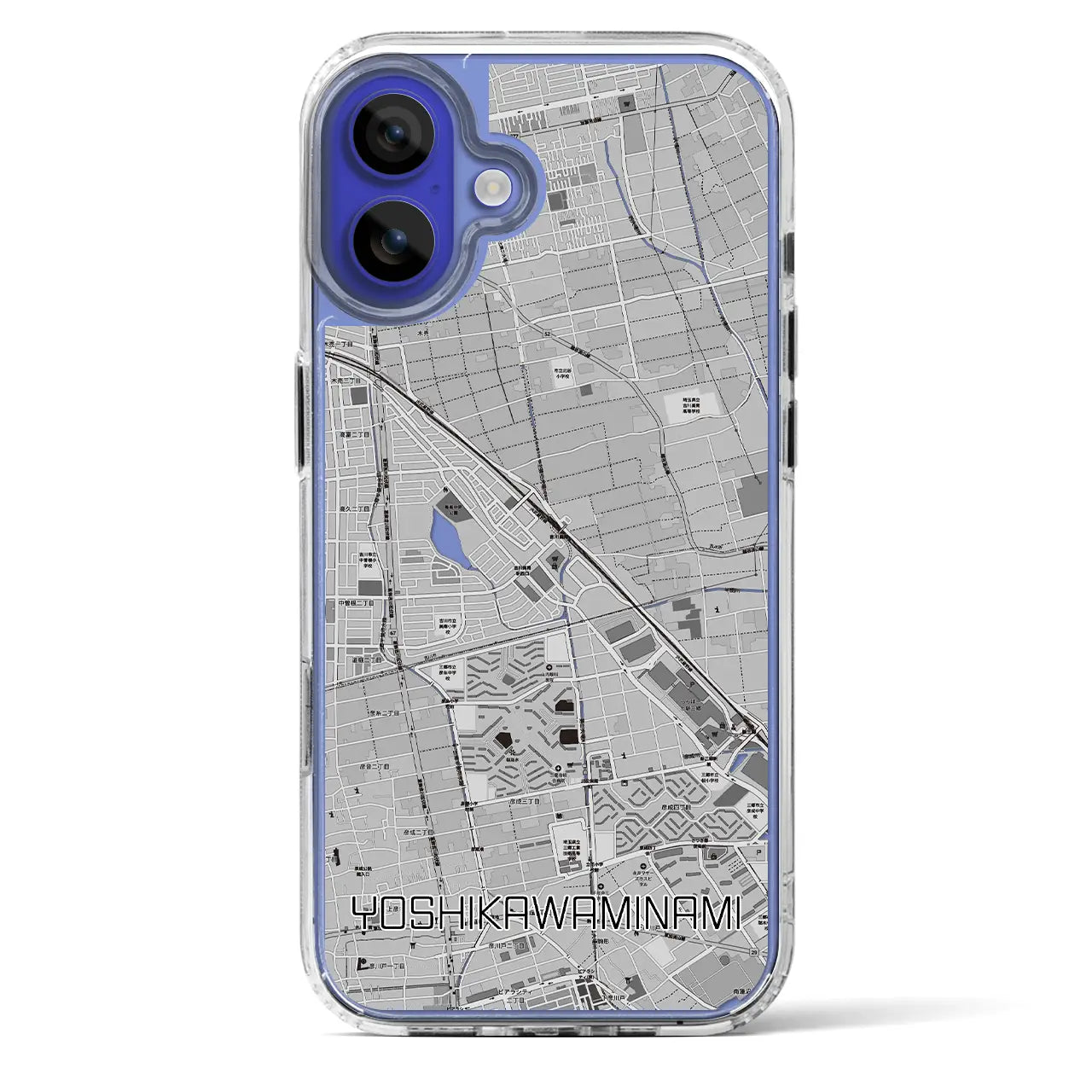 【吉川美南（埼玉県）】地図柄iPhoneケース（MagSafeタイプ）