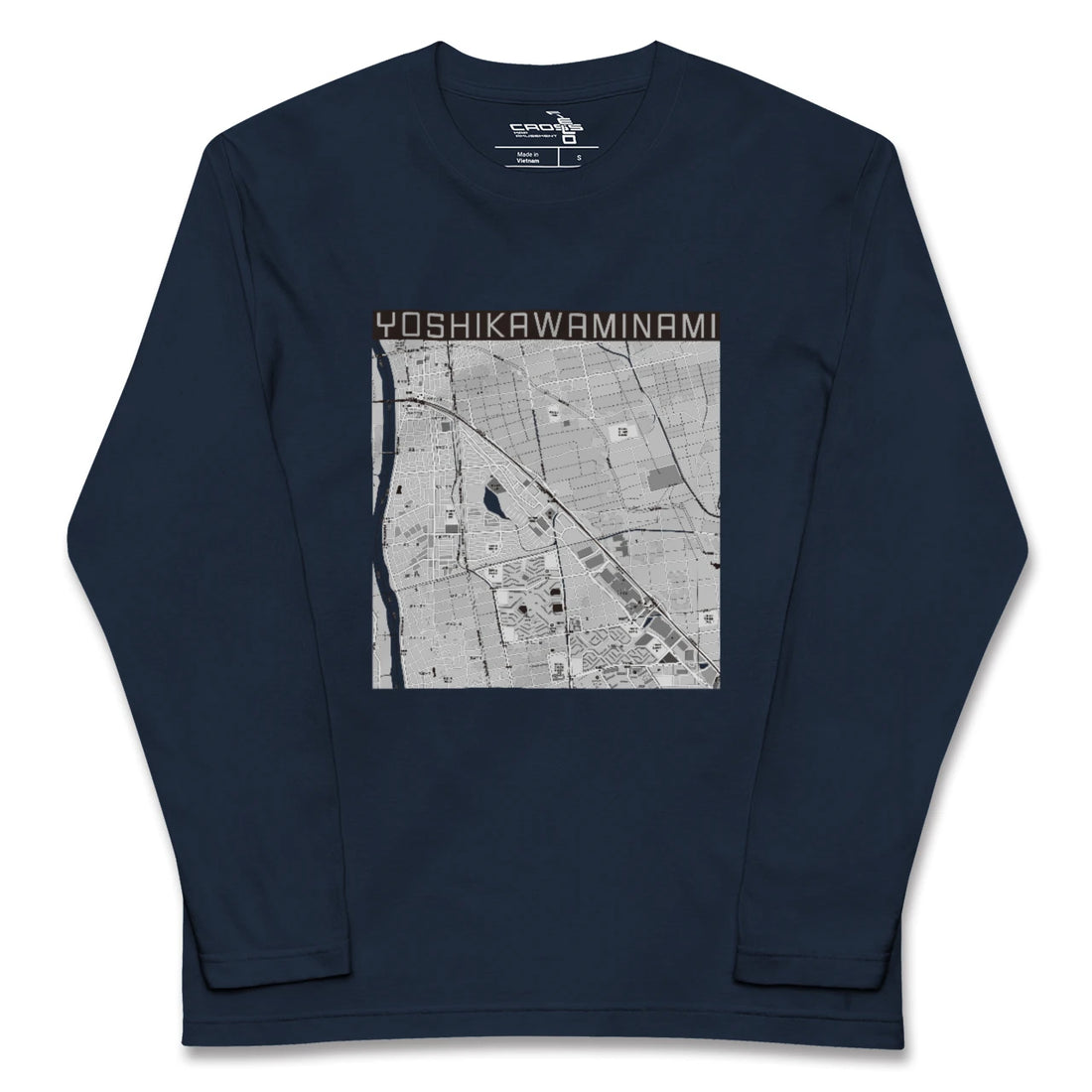 【吉川美南(埼玉県)】地図柄ロングスリーブTシャツ