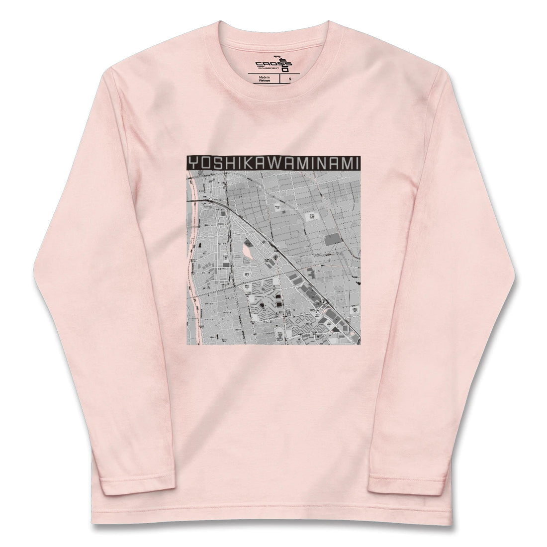 【吉川美南(埼玉県)】地図柄ロングスリーブTシャツ