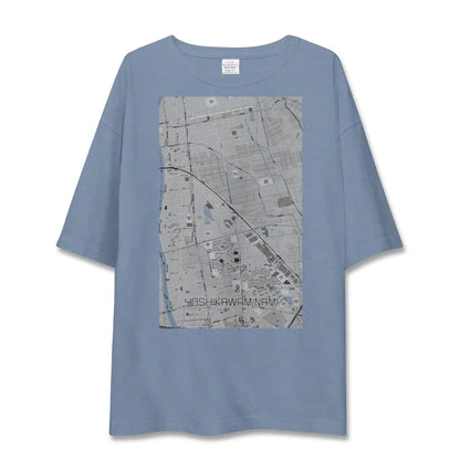 【吉川美南（埼玉県）】地図柄ビッグシルエットTシャツ