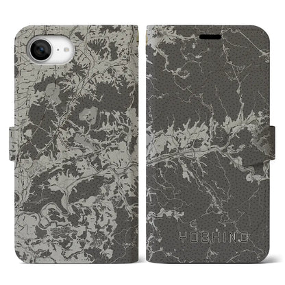 【吉野（奈良県）】地図柄iPhoneケース（手帳タイプ）