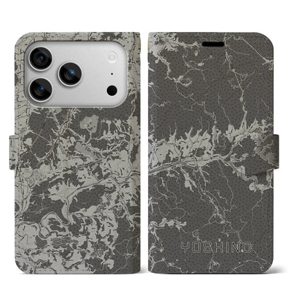 【吉野（奈良県）】地図柄iPhoneケース（手帳タイプ）