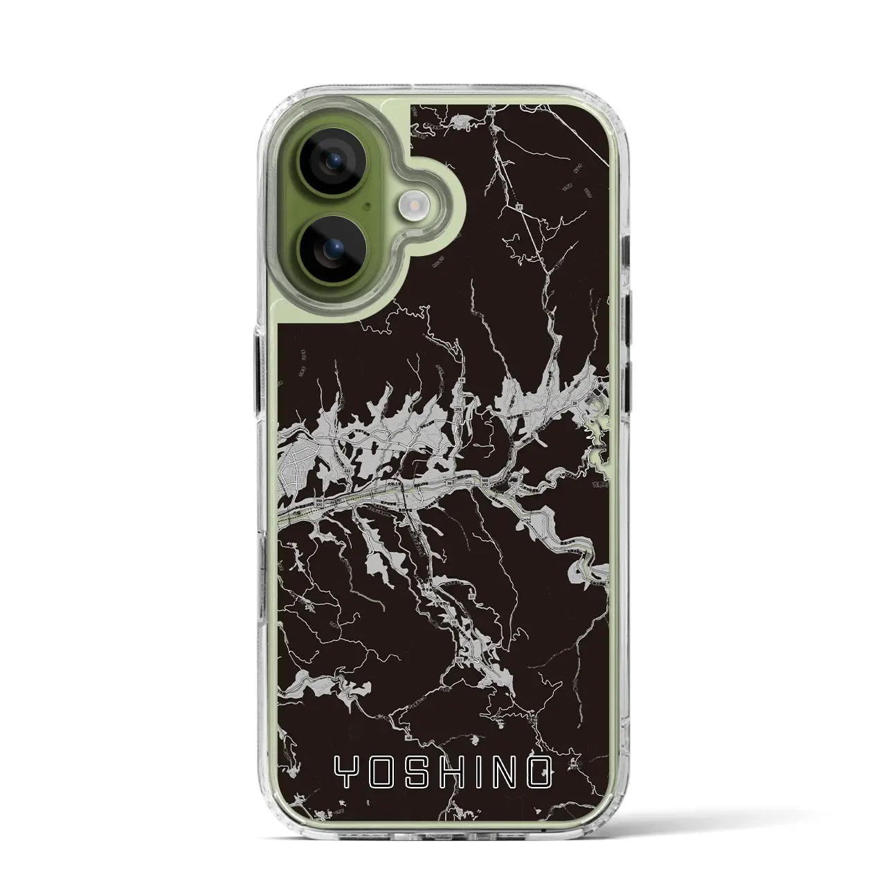 【吉野（奈良県）】地図柄iPhoneケース（MagSafeタイプ）