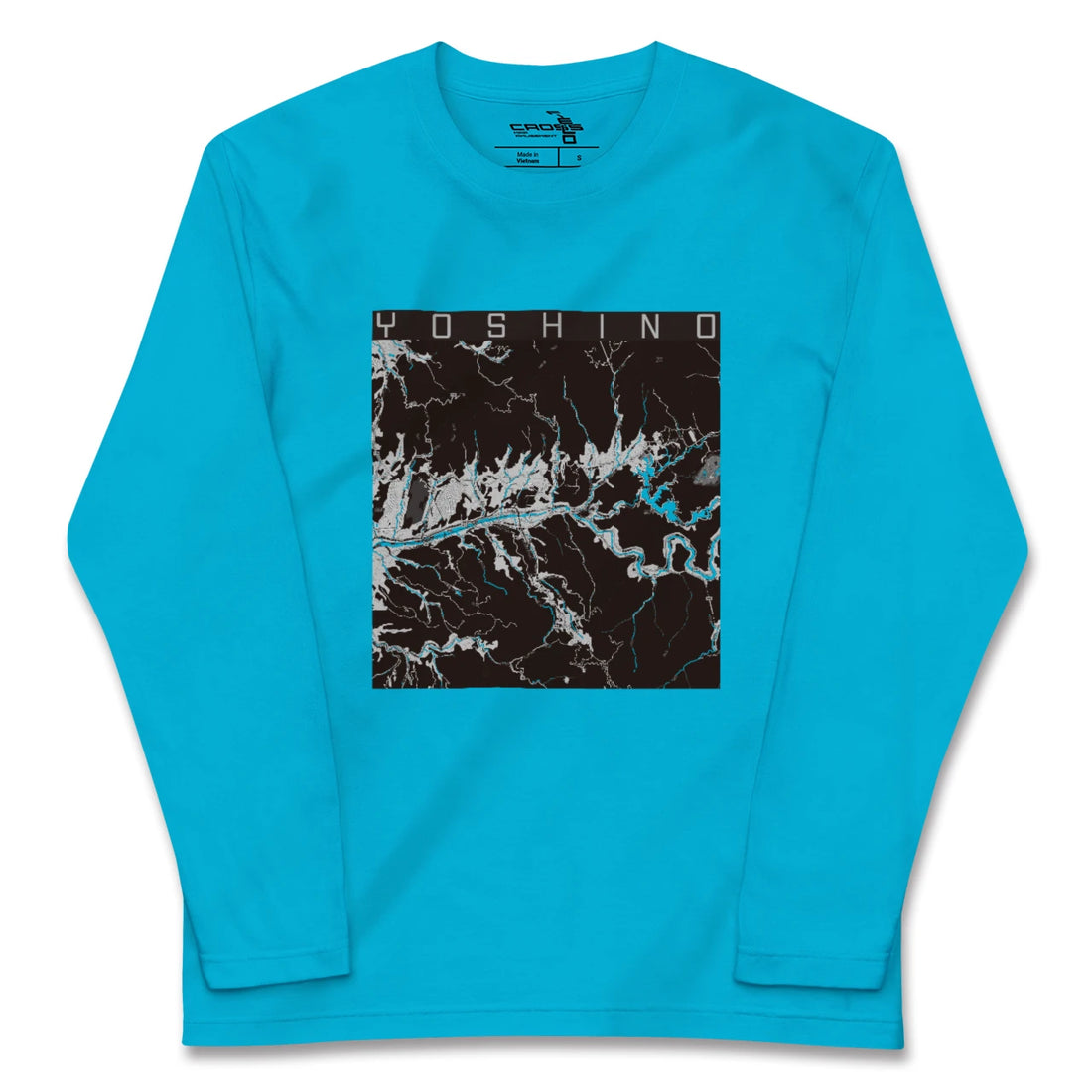 【吉野(奈良県)】地図柄ロングスリーブTシャツ