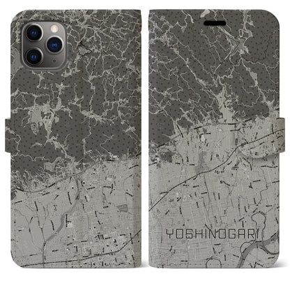 【吉野ヶ里（佐賀県）】地図柄iPhoneケース（手帳タイプ）