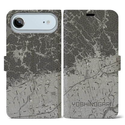 【吉野ヶ里（佐賀県）】地図柄iPhoneケース（手帳タイプ）