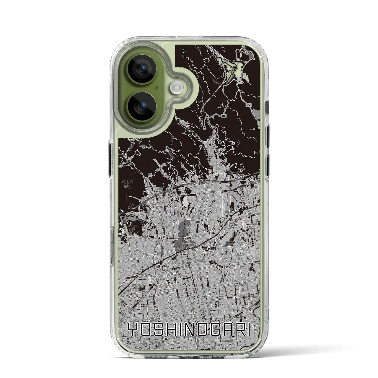 【吉野ヶ里（佐賀県）】地図柄iPhoneケース（MagSafeタイプ）