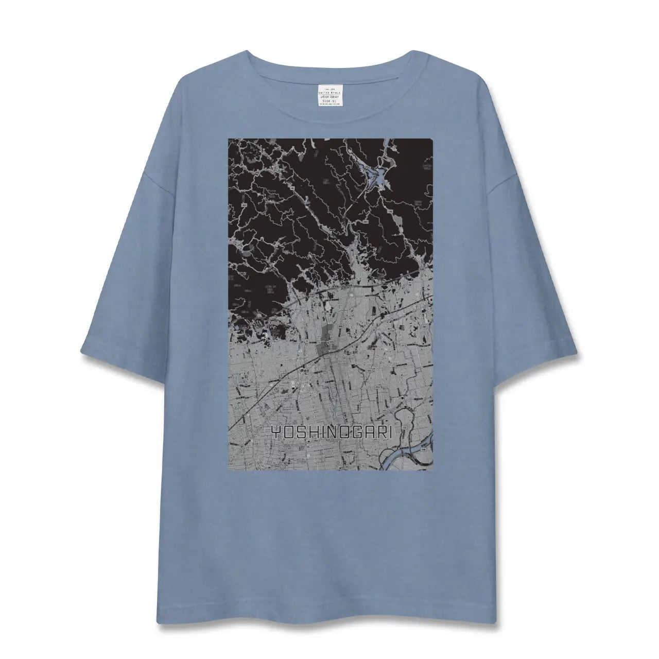 【吉野ヶ里（佐賀県）】地図柄ビッグシルエットTシャツ