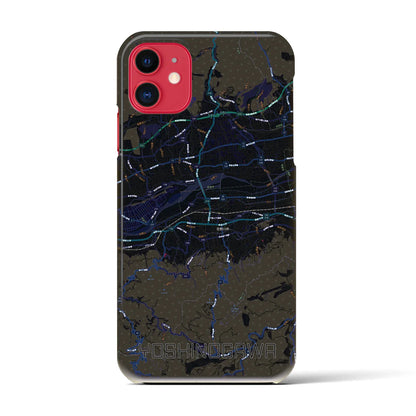 【吉野川（徳島県）】地図柄iPhoneケース（バックカバータイプ）