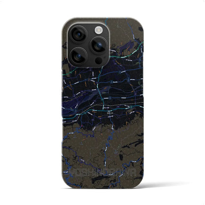 【吉野川（徳島県）】地図柄iPhoneケース（バックカバータイプ）