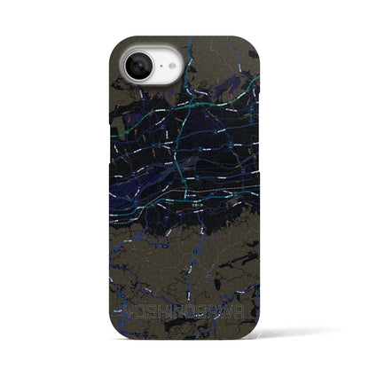 【吉野川（徳島県）】地図柄iPhoneケース（バックカバータイプ）