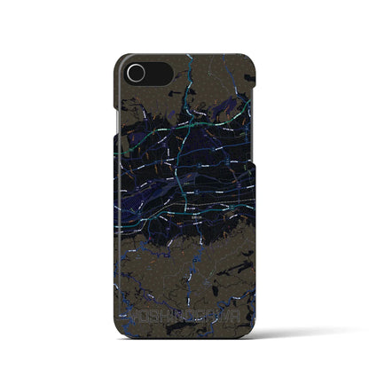 【吉野川（徳島県）】地図柄iPhoneケース（バックカバータイプ）