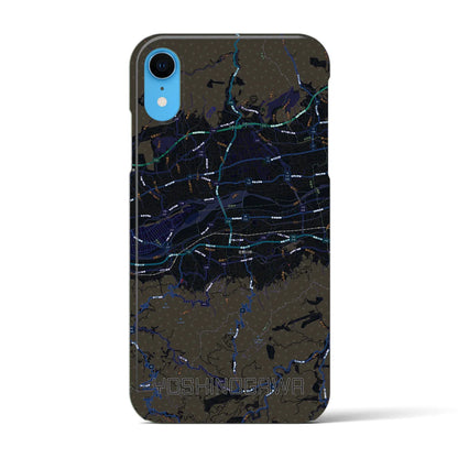 【吉野川（徳島県）】地図柄iPhoneケース（バックカバータイプ）