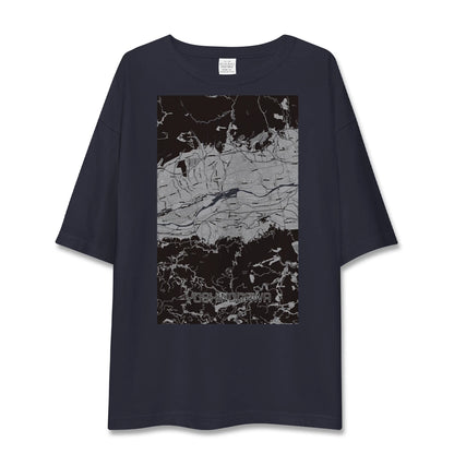 【吉野川（徳島県）】地図柄ビッグシルエットTシャツ