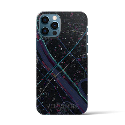 【四ツ木（東京都）】地図柄iPhoneケース（バックカバータイプ）